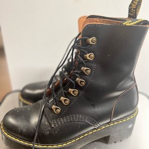 Dr. Martens Leona Heeled Combat Boots